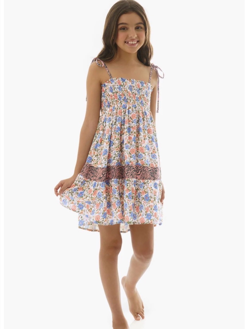 Maaji Girl's Grandmas Garden Peyton Short Dress size 6 NWOT.